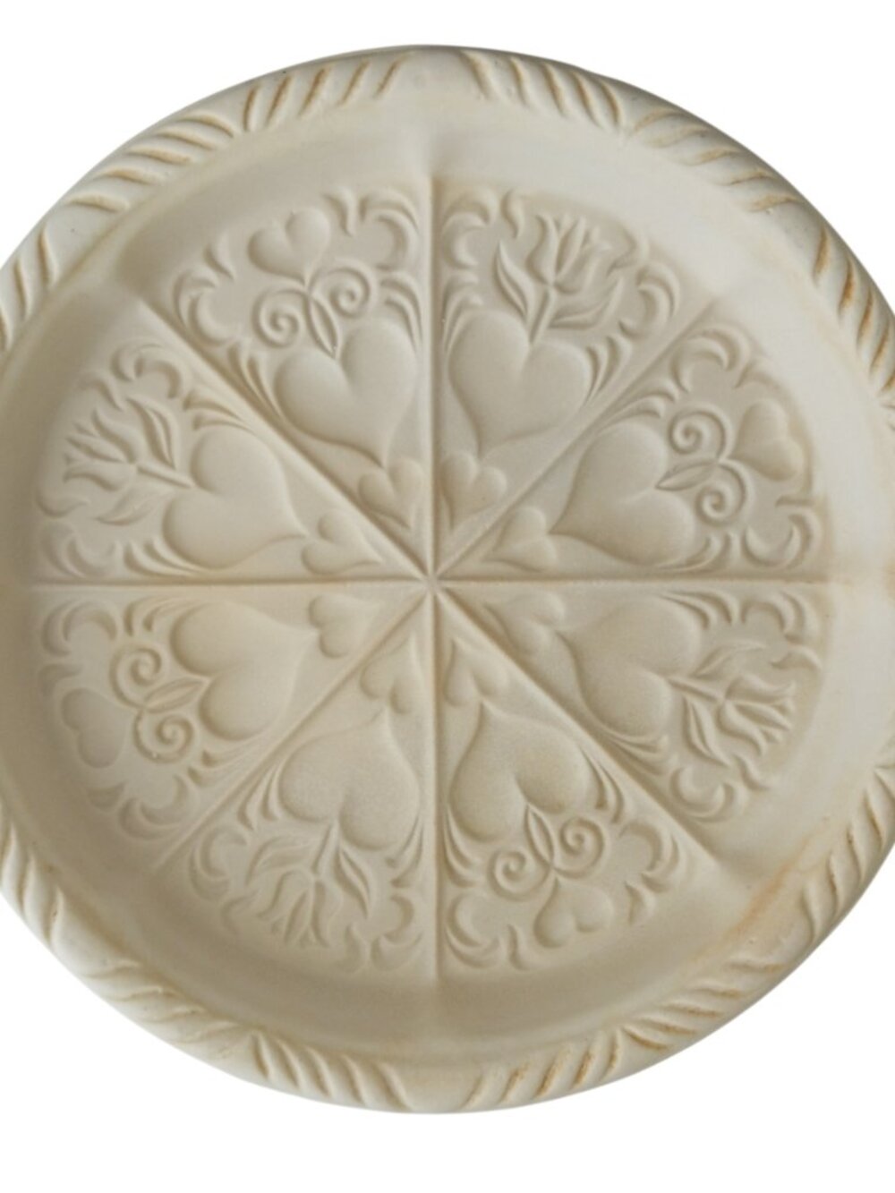 USA Vintage Hartstone Shortbread Cookie Mold Hearts & Tulips Design Gently used